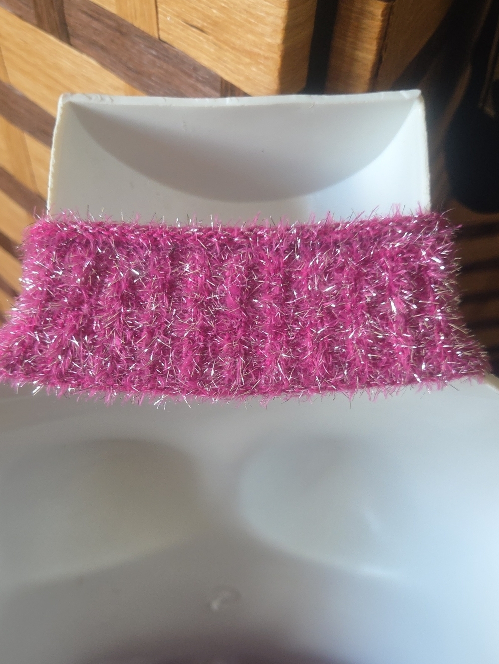 Bar III Sparkle Pink Metallic Knit Halter Top - Picture 5 of 8